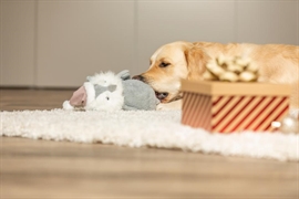 Trixie Xmas Ugle - Hundelegetøj i plys med reb